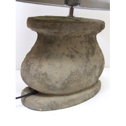 Lampa ceramiczna Rustykalna betonowa 50cm